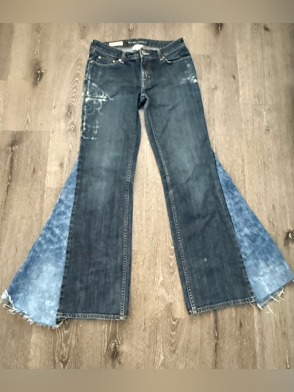 Banana Republic Two-Tone Bell Bottom Jeans | Size 6